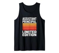 Funny Assistant Principal Retro Sunset en édition limitée Débardeur