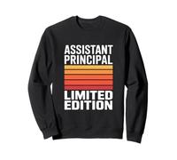 Funny Assistant Principal Retro Sunset en édition limitée Sweatshirt