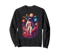 Funny Astronaut Planets Gift Astronomy Solar Sysyem Kids Sweatshirt