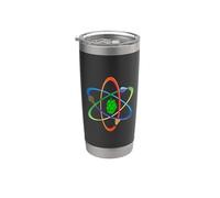 Funny Atom Craft Beer Brewmaster houblon et malt buvant de la bière Gobelet isotherme en acier inoxydable double paroi