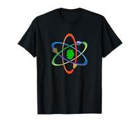 Funny Atom Craft Beer Brewmaster houblon et Malt Buvant de la bière T-Shirt