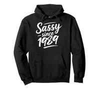 Funny Attitude Sassy Since 1989 Retro Mama Wife Sass Queen Sweat à Capuche