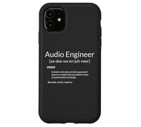 Funny Audio Engineering Audio Engineer Definition Coque pour iPhone 11