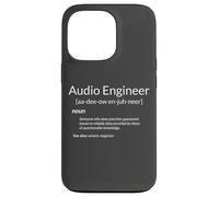 Funny Audio Engineering Audio Engineer Definition Coque pour iPhone 13 Pro