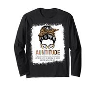 Funny Aunt for Women Dont Mess with My Nephew Or Niece Manche Longue