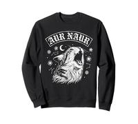 Funny AUR Naur Cat Meme Oh No Surprised Vintage Cats Humour Sweatshirt