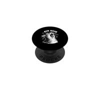 Funny AUR Naur Cat Oh, Un Amoureux des Animaux surpris PopSockets PopGrip Adhésif