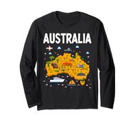 Funny Australia Ayers Rock Amoureux aborigènes australiens Manche Longue