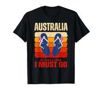 Funny Australia is Calling I Must Go Aussie Design Homme Femme T-Shirt