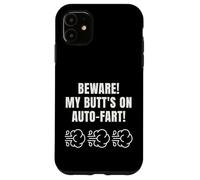 Funny Auto-Fart Humor Tee Novelty Christmas 2025 Gag Saying Coque pour iPhone 11