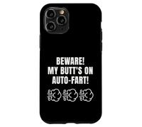 Funny Auto-Fart Humor Tee Novelty Christmas 2025 Gag Saying Coque pour iPhone 11 Pro