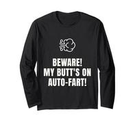 Funny Auto-Fart Humor Tee Novelty Christmas 2025 Gag Saying Manche Longue