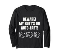 Funny Auto-Fart Humor Tee Novelty Christmas 2025 Gag Saying Manche Longue