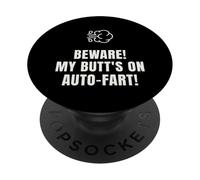 Funny Auto-Fart Humor Tee Novelty Christmas 2025 Gag Saying PopSockets PopGrip Adhésif