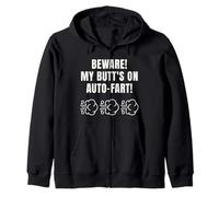Funny Auto-Fart Humor Tee Novelty Christmas 2025 Gag Saying Sweat à Capuche