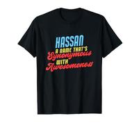 Funny Awesome Hassan Saying Name Hassan Citation T-Shirt Graphique avec Valeur