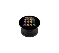 Funny Axolotl Lovers Axolotls of The World PopSockets PopGrip Adhésif