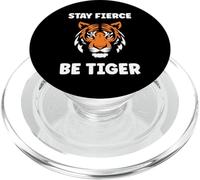 Funny baby cute tigers quote stay fierce be tiger PopSockets PopGrip pour MagSafe