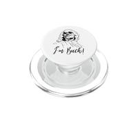 Funny Bach Design « I'm Bach ! » - Jeu de Mots de Musique Classique PopSockets PopGrip pour MagSafe
