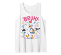 Funny Back to School Duck Bruh We Back First Day Kids Débardeur