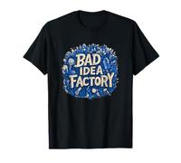 Funny Bad Idea Factory Emblème pour garçons et Filles T-Shirt