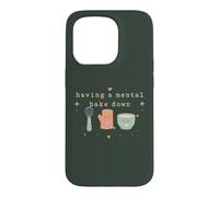 Funny Baking Mental Bake Down Jeu de Mots Coque pour iPhone 15 Pro