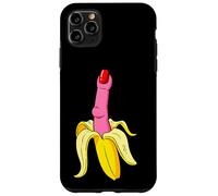 Funny Banana Finger avec Vernis à Ongles Rouge Coque pour iPhone 11 Pro Max