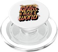 Funny Band Nerds Will Rule The World Cool Musical Nerd PopSockets PopGrip pour MagSafe