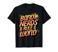 Funny Band Nerds Will Rule The World Cool Musical Nerd T-Shirt