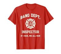 Funny Bang Inspecteur de sécurité Directeur de feux d'artifice T-Shirt