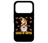 Funny Barista Queen of Coffee GNOME for Women and Coffee Mom Coque pour iPhone 17 Pro
