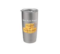 Funny Barn Hunt - Prière de chasse aux granges, rats puants Gobelet isotherme en acier inoxydable double paroi