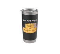 Funny Barn Hunt - Prière de chasse aux granges, rats puants Gobelet isotherme en acier inoxydable double paroi