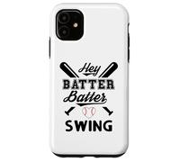 Funny Baseball Batter Batter Swing Hey Game Day Baseball Mom Coque pour iPhone 11