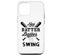 Funny Baseball Batter Batter Swing Hey Game Day Baseball Mom Coque pour iPhone 12/12 Pro