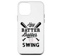 Funny Baseball Batter Batter Swing Hey Game Day Baseball Mom Coque pour iPhone 12 Mini