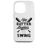 Funny Baseball Batter Batter Swing Hey Game Day Baseball Mom Coque pour iPhone 13 Pro