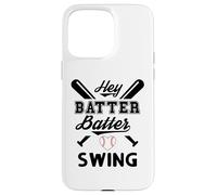 Funny Baseball Batter Batter Swing Hey Game Day Baseball Mom Coque pour iPhone 15 Pro Max