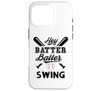 Funny Baseball Batter Batter Swing Hey Game Day Baseball Mom Coque pour iPhone 16 Pro