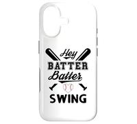Funny Baseball Batter Batter Swing Hey Game Day Baseball Mom Coque pour iPhone 17
