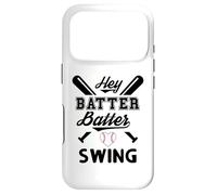 Funny Baseball Batter Batter Swing Hey Game Day Baseball Mom Coque pour iPhone 17 Pro
