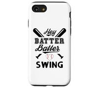 Funny Baseball Batter Batter Swing Hey Game Day Baseball Mom Coque pour iPhone SE (2020) / 7/8