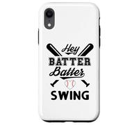 Funny Baseball Batter Batter Swing Hey Game Day Baseball Mom Coque pour iPhone XR