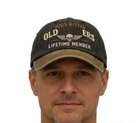 Funny Baseball Hats - Embroidered Breathable Vintage Unisex Adjustable Headwear, Baseball Cap with Comfortable Fit for Birthday Beach Outdoor Fishing Garden Yard Hiking Work Travel Sports Mowing