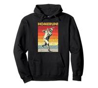 Funny Baseball Home Run Rétro Vintage Sweat à Capuche