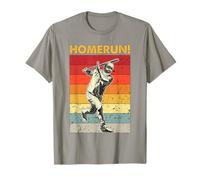 Funny Baseball Home Run Rétro Vintage T-Shirt