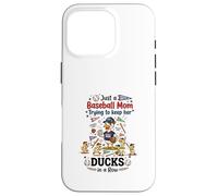 Funny Baseball Mom Baseball Mama Baseball Graphic Game Gifts Coque pour iPhone 16 Pro