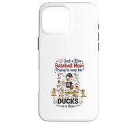 Funny Baseball Mom Baseball Mama Baseball Graphic Game Gifts Coque pour iPhone 16 Pro Max