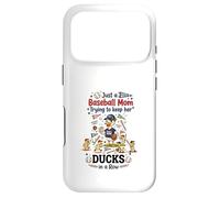 Funny Baseball Mom Baseball Mama Baseball Graphic Game Gifts Coque pour iPhone 17 Pro