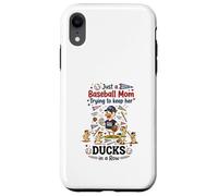 Funny Baseball Mom Baseball Mama Baseball Graphic Game Gifts Coque pour iPhone XR